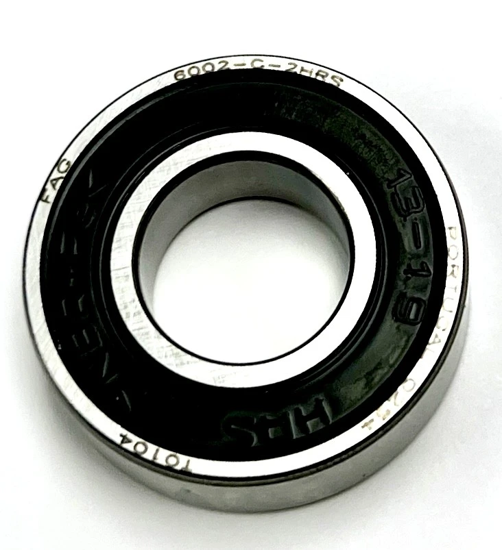 6002-2RS-FAG RUBBER SEALED DEEP GROOVE BALL BEARING 15x32x9