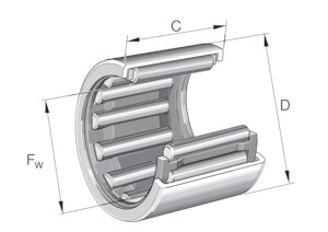 HK2520-INA DRWN CUP OPEN END ROLLER BEARING 25x32x20mm